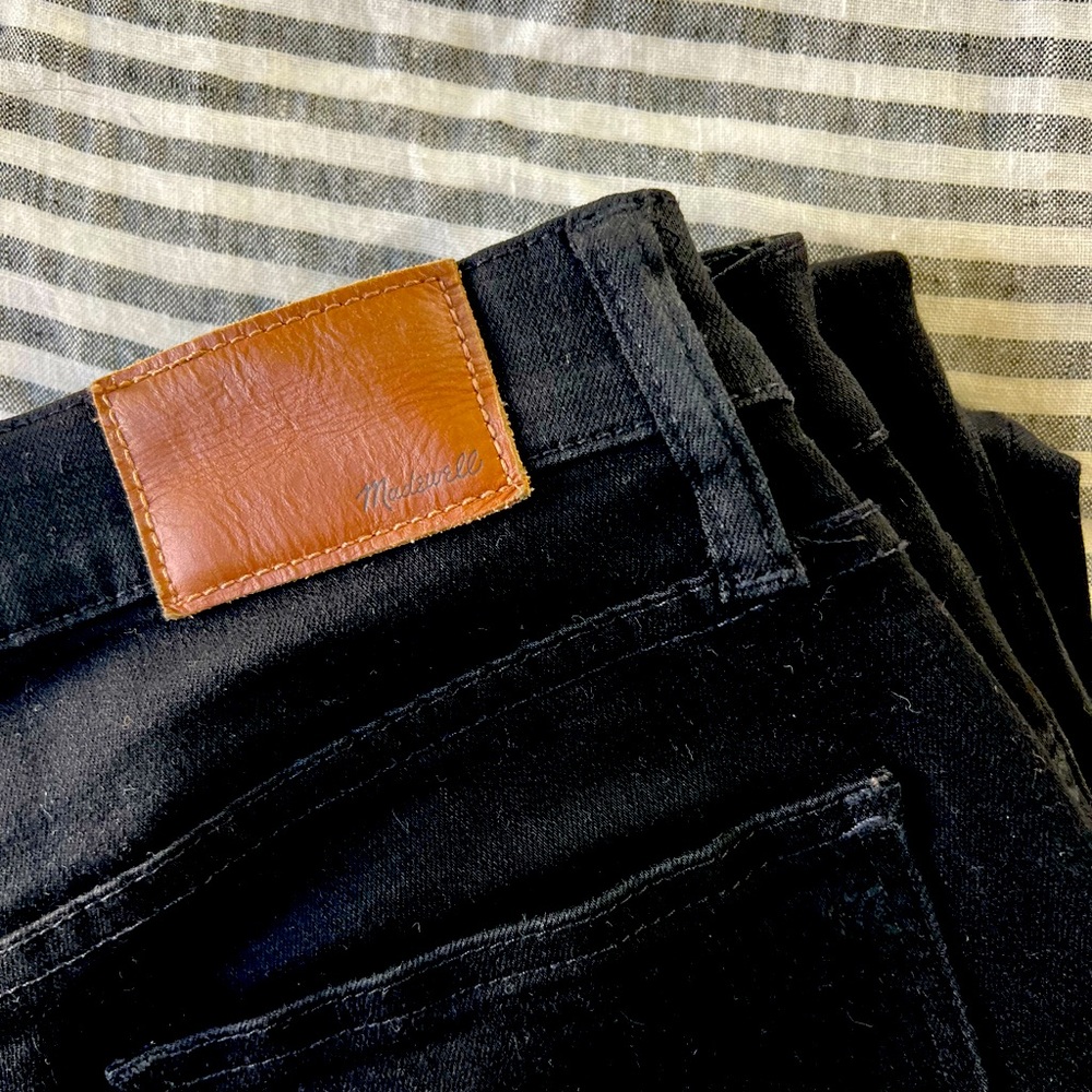 Madewell Black Jeans Roadtripper Size 27